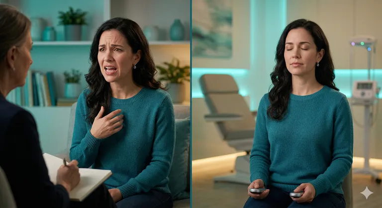 EMDR vs talk therapy comparison